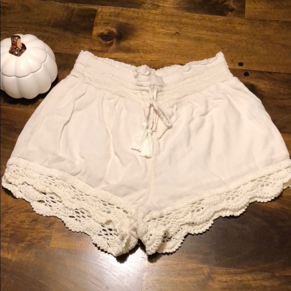 Aerie Crochet Shorts